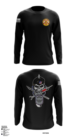 382nd Minimal Care Detachment 80565021 Long Sleeve Performance Shirt - 2