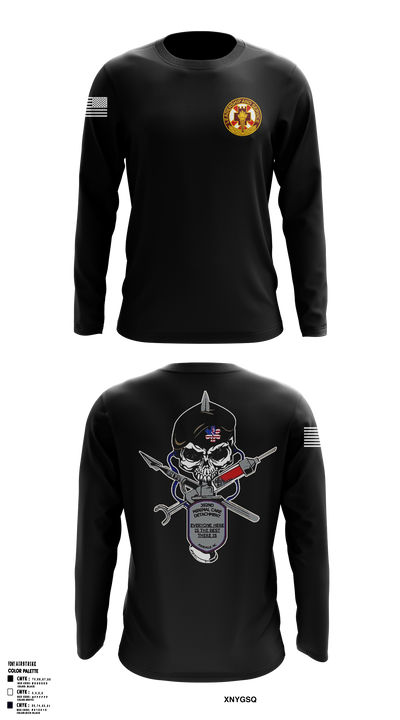 382nd Minimal Care Detachment 80565021 Long Sleeve Performance Shirt - 2