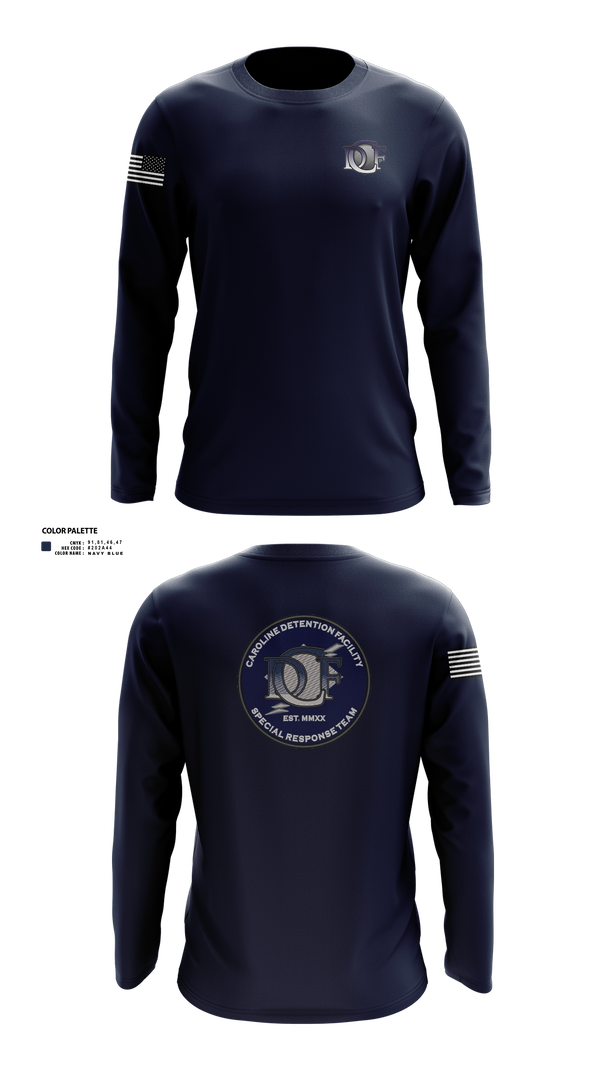 Caroline Detention Facility 57088253 Long Sleeve Performance Shirt 10
