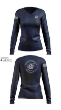 Caroline Detention Facility 57088253 Women's Long Sleeve V-neck Shirt - 10