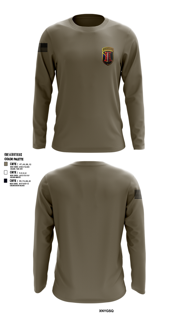 204th MEB Mountaineers 65982822 Long Sleeve Performance Shirt 1
