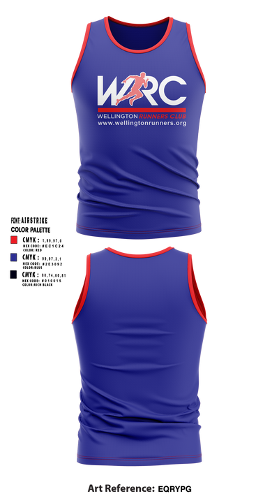 Wellington Runners Club 55706175 Men's Track Singlet - 2