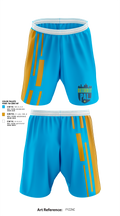 Detroit PAL Flag Football 4617701 Athletic Shorts With Pockets - 1