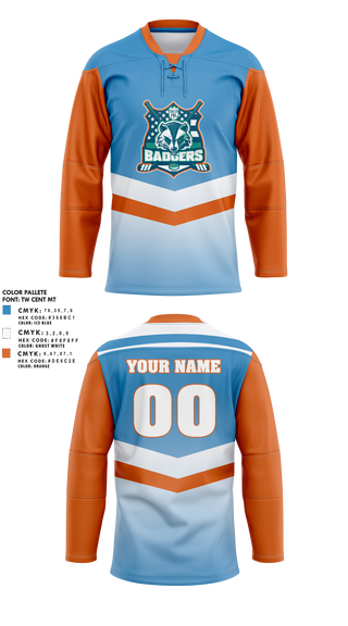 Detroit PAL Hockey 16411768 Hockey Jersey - 6