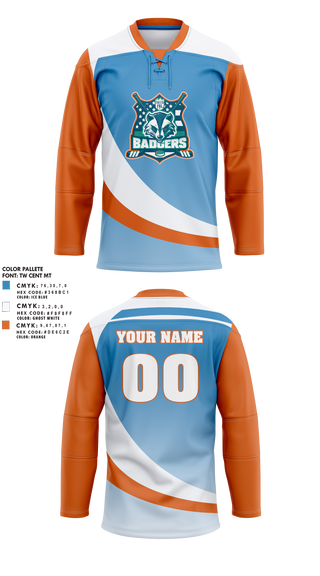 Detroit PAL Hockey 16411768 Hockey Jersey - 2