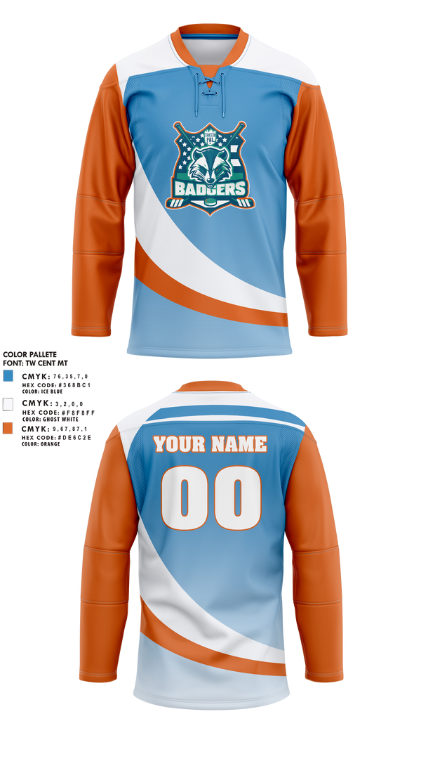 Detroit PAL Hockey 16411768 Hockey Jersey - 2