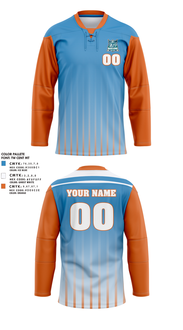 Detroit PAL Hockey 16411768 Hockey Jersey - 3