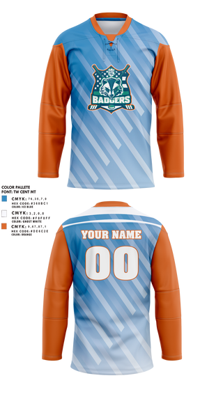 Detroit PAL Hockey 16411768 Hockey Jersey - 4