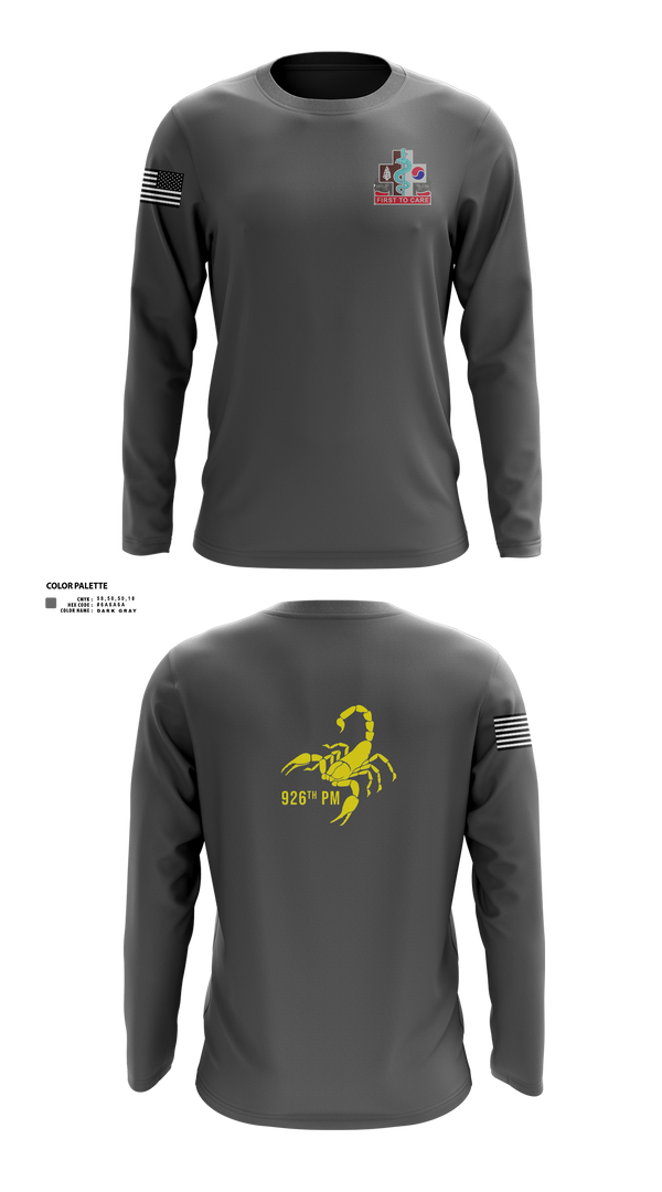 926 PM 83596948 Long Sleeve Performance Shirt- 3