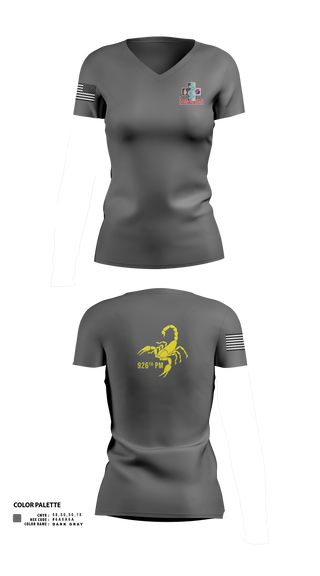 926 PM 83596948 Women's Short Sleeve V-neck Shirt - 3