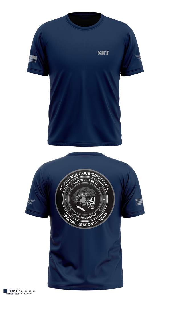 St. Ann SRT 47217904 Old School Cotton Feel Shirt - 1