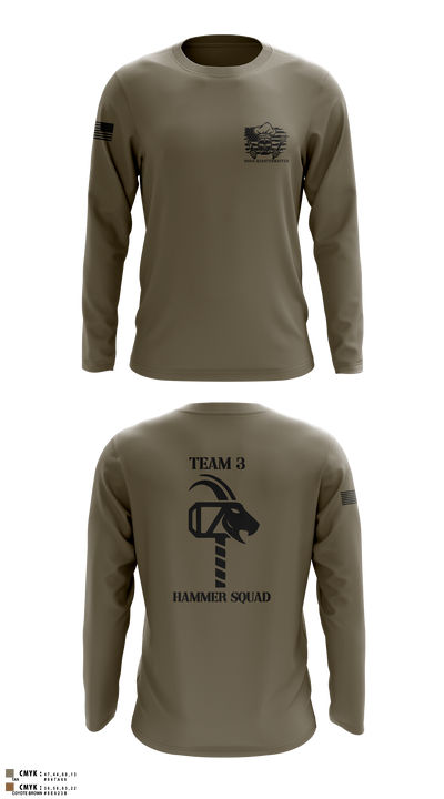 900th QUARTERMASTER 12047177 Long Sleeve Performance Shirt 12