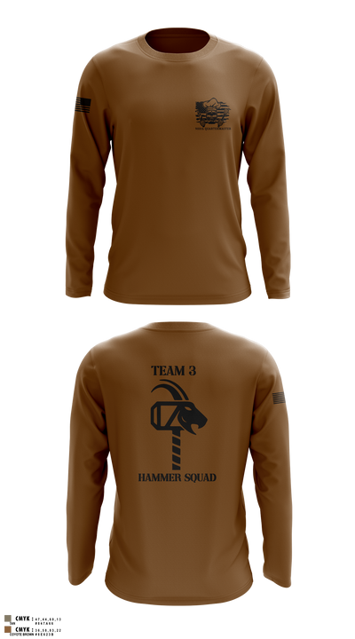 900th QUARTERMASTER 12047177 Long Sleeve Performance Shirt 13