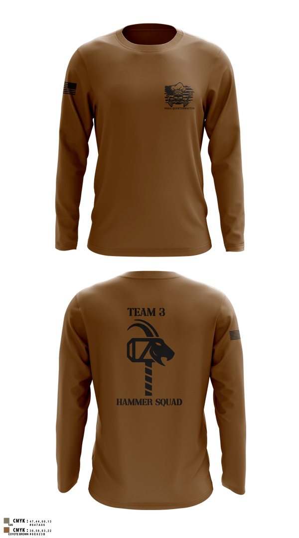 900th QUARTERMASTER 12047177 Long Sleeve Performance Shirt 13