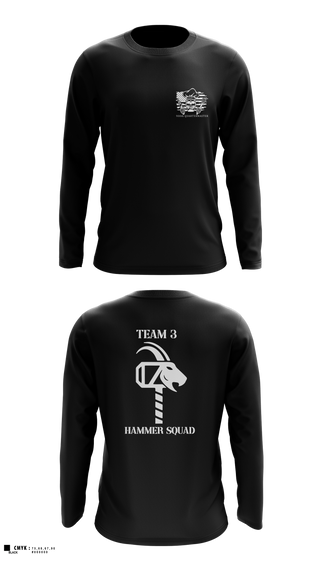 900th QUARTERMASTER 12047177 Long Sleeve Performance Shirt - 14