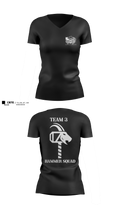 900th QUARTERMASTER 12047177 Women's Short Sleeve V-neck Shirt - 14