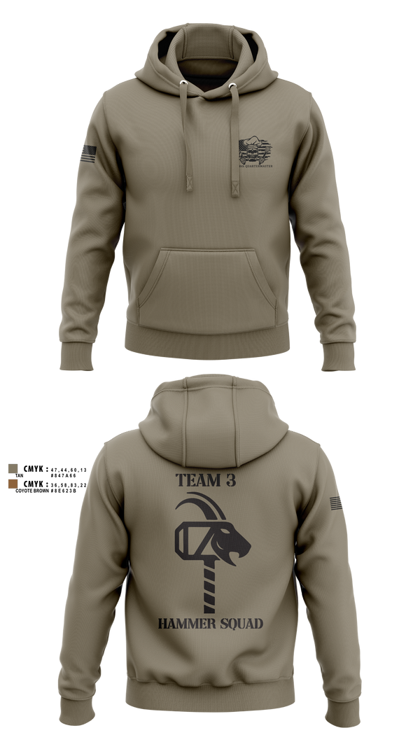 900th QUARTERMASTER 12047177 Hoodie - 12