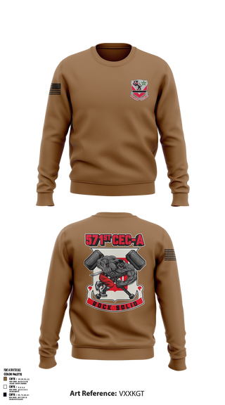 16th BEB 571st Company 8962391 Crew Neck Sweatshirt - 1