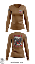 16th BEB 571st Company 8962391 Women's Long Sleeve V-neck Shirt - 1