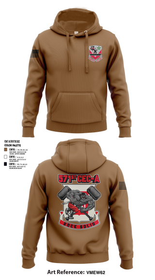 16th BEB 571st Company 8962391 Hoodie - 1