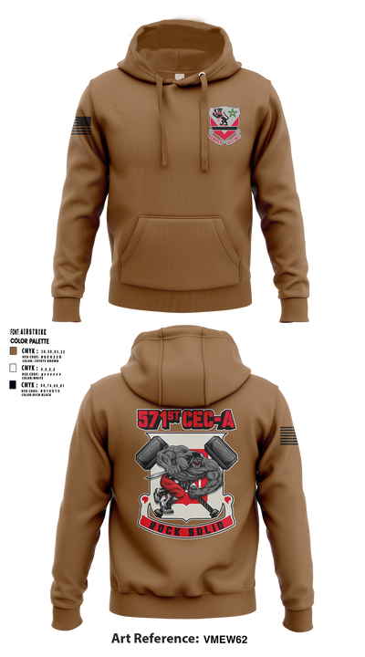 16th BEB 571st Company 8962391 Hoodie - 1