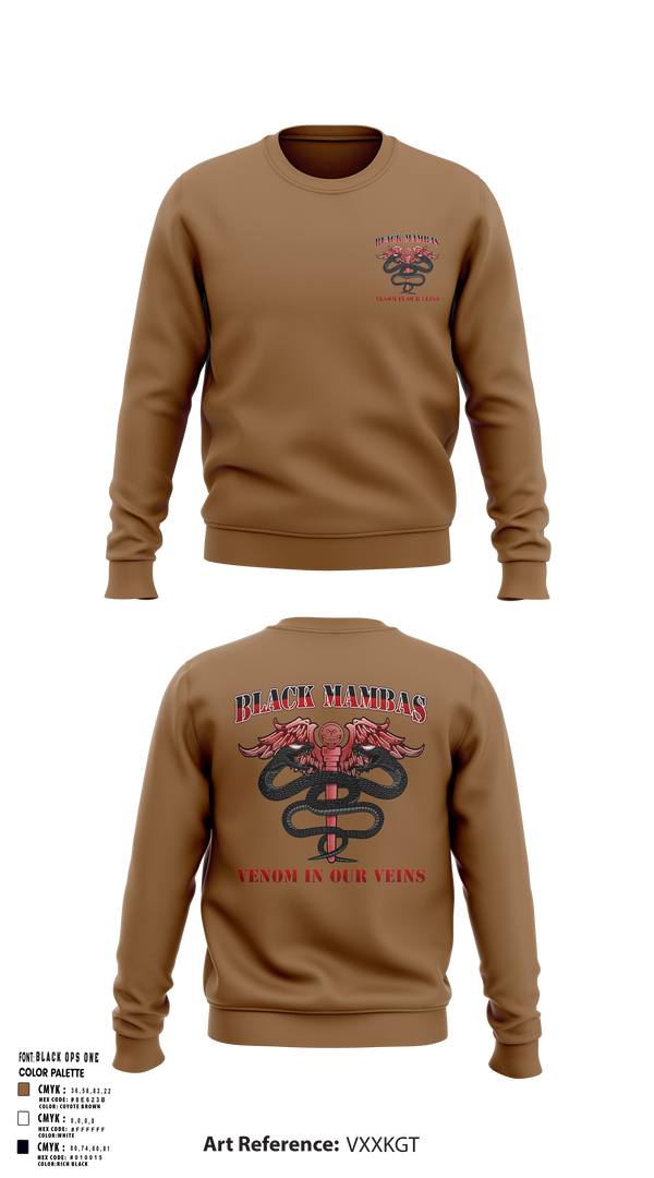 B-Co MRB Mamba 47249464 Crew Neck Sweatshirt - 106