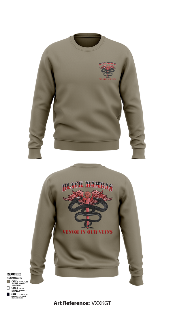 B-Co MRB Mamba 47249464 Crew Neck Sweatshirt - 107
