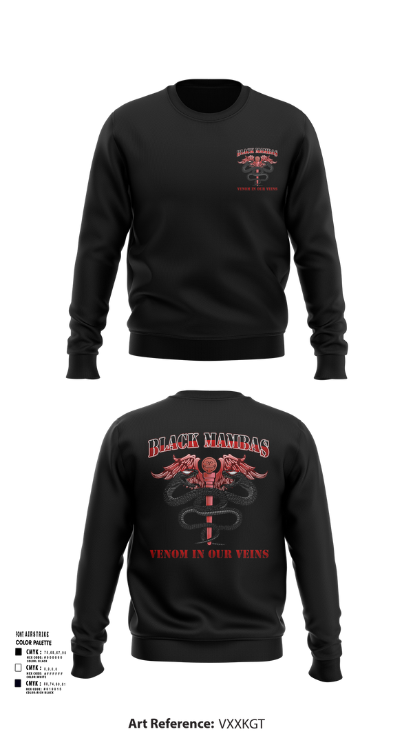 B-Co MRB Mamba 47249464 Crew Neck Sweatshirt - 108