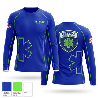 Long Sleeve Performance Shirt, Metro miss lou, EMS/EMT, Teamtime, Team time, sublimation, custom sports apparel, team uniforms, spirit wear, spiritwear, sports uniforms, custom shirts, team store, custom team store, fundraiser sports, apparel fundraiser