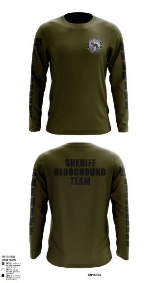 Chesterfield County Sheriff Office 72632097 Long Sleeve Performance Shirt 2