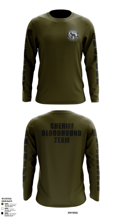 Chesterfield County Sheriff Office 72632097 Long Sleeve Performance Shirt 2