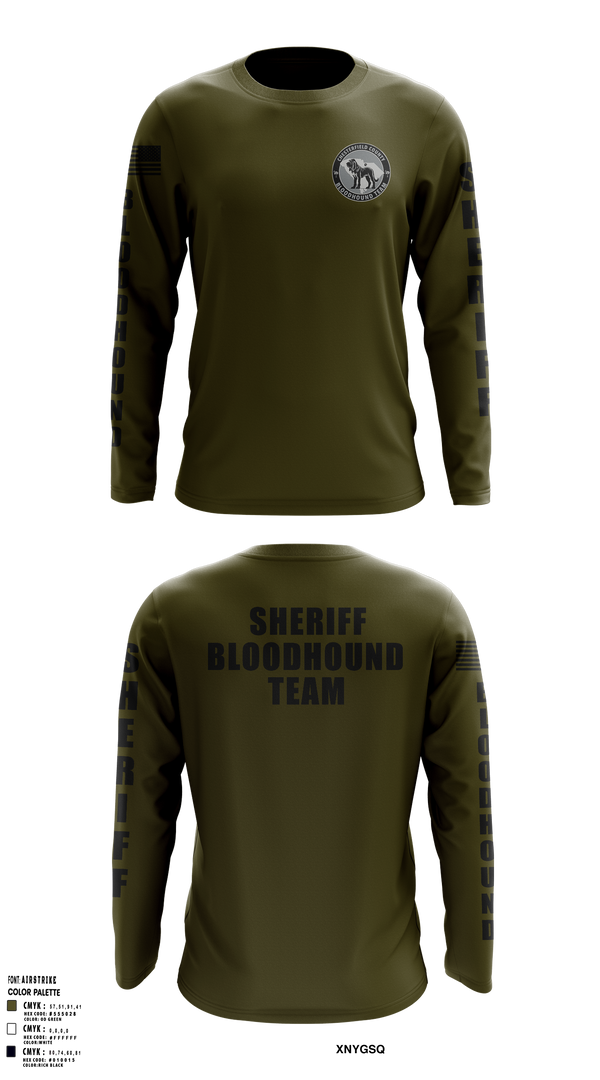 Chesterfield County Sheriff Office 72632097 Long Sleeve Performance Shirt 2
