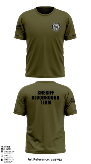 Chesterfield County Sheriff Office 72632097 Short Sleeve Performance Shirt - 2