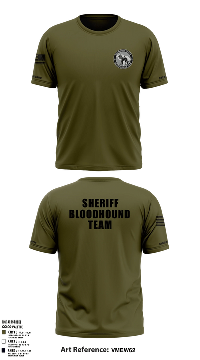 Chesterfield County Sheriff Office 72632097 Short Sleeve Performance Shirt - 2