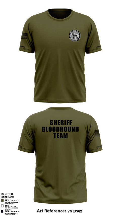 Chesterfield County Sheriff Office 72632097 Short Sleeve Performance Shirt - 2