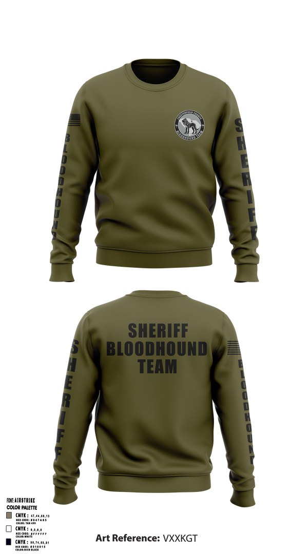 Chesterfield County Sheriff Office 72632097 Crew Neck Sweatshirt - 2