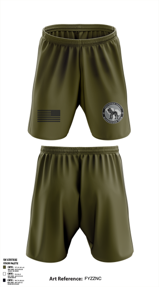 Chesterfield County Sheriff Office 72632097 Athletic Shorts With Pockets - 2