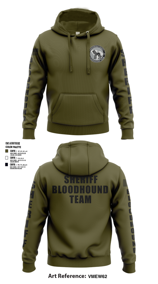 Chesterfield County Sheriff Office 72632097 Hoodie - 2