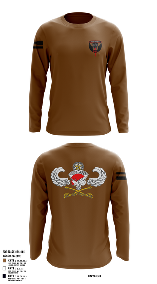 Dog troop 1-509th 97427041 Long Sleeve Performance Shirt - 102
