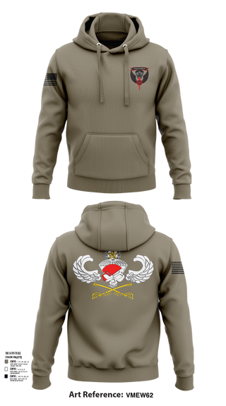 Dog troop 1-509th 97427041 Hoodie - 104