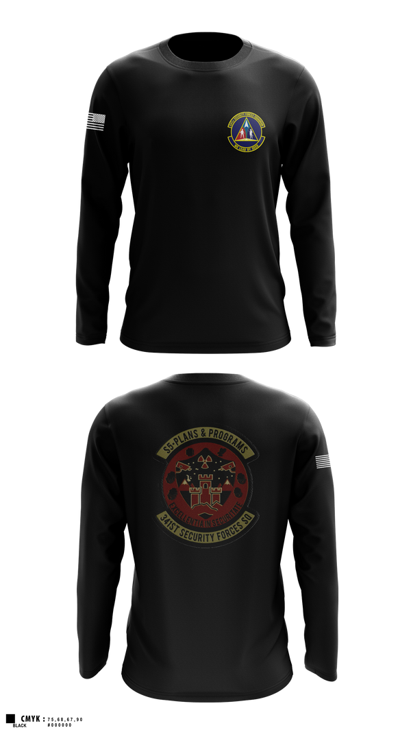 341 SFS 71584549 Long Sleeve Performance Shirt - 1