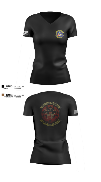 341 SFS 71584549 Women's Short Sleeve V-neck Shirt - 1