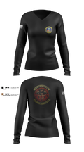 341 SFS 71584549 Women's Long Sleeve V-neck Shirt - 1