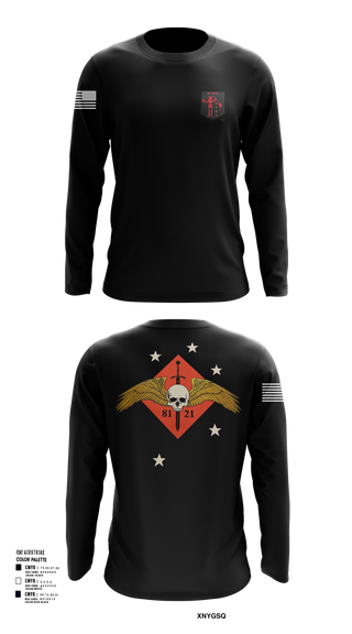 8121 67083277 Long Sleeve Performance Shirt - 102