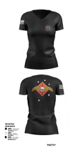 8121 67083277 Women's Short Sleeve V-neck Shirt -102