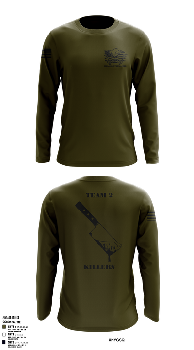 900 TEAM 2 3732293 Long Sleeve Performance Shirt -2