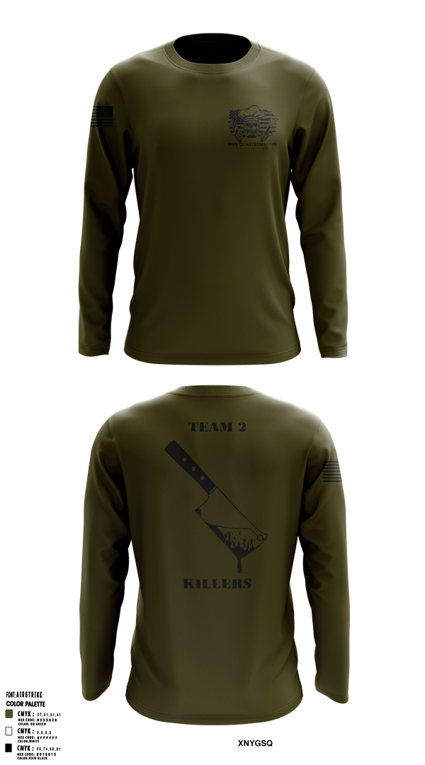 900 TEAM 2 3732293 Long Sleeve Performance Shirt -2