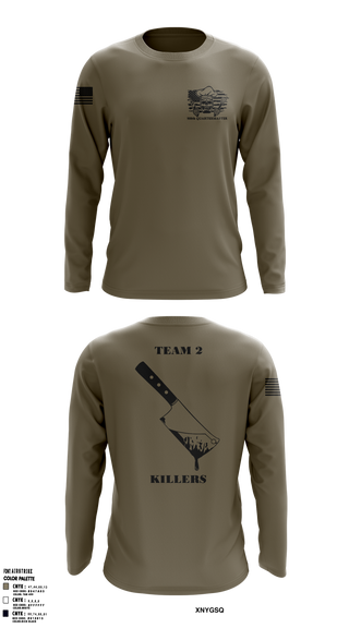 900 TEAM 2 3732293 Long Sleeve Performance Shirt - 1