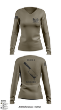 900 TEAM 2 3732293 Women's Long Sleeve V-neck Shirt - 1