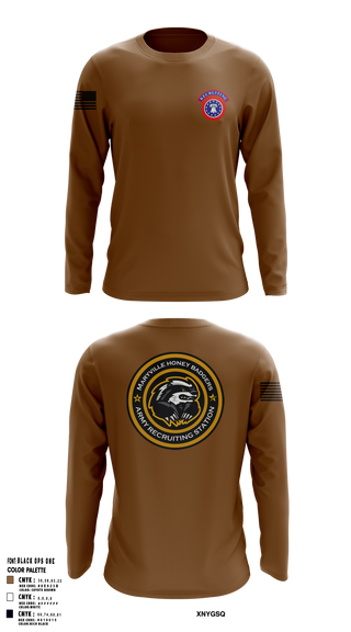 USAREC 47194249 Long Sleeve Performance Shirt - 1